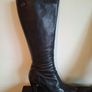 Black Leather Boots Image 2