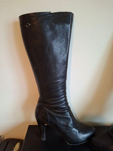 Black Leather Boots