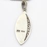 Vintage Celtic Sterling Silver Abalone Shell Necklace Image 4