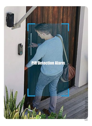 Wireless WiFi Video Doorbell Camera Smart Door Viewer Motion Detection Night Vision Visual Intercom