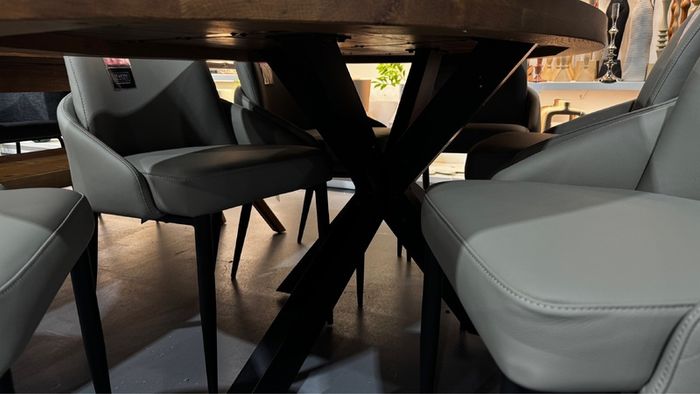 Brand New Oval Oak Dining Table 200cm EZ Living