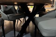Brand New Oval Oak Dining Table 200cm EZ Living