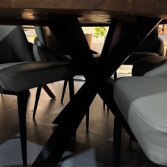 Brand New Oval Oak Dining Table 200cm EZ Living