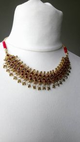 Gorgeous beaded statement costume neckpiece!