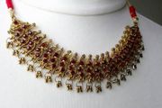 Gorgeous beaded statement costume neckpiece!