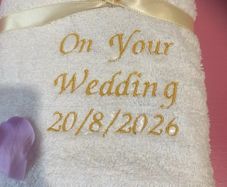 Embroidered Hand Towel an unique Gift