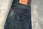 Levis 510 Mens W30 L33 Skinny Flex Fit Tapered Dark Blue Jeans
