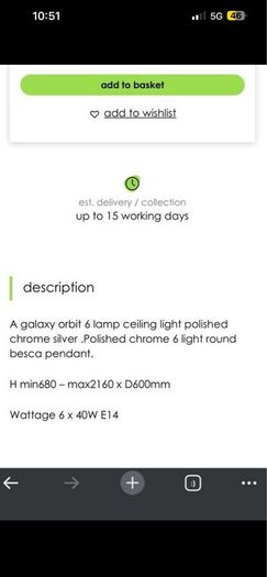 Orbit light fitting