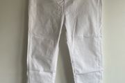 Yours White Jenny Jeggings cropped super stretch high rise size 16
