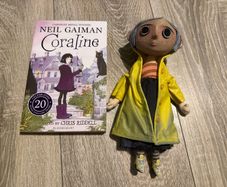 Coraline book with doll