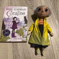 Coraline book with doll