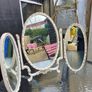 Vintage Triple Dressing Table Mirror Image 4
