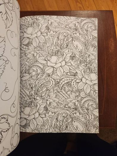 The Flowers And Nature Colouring Book.  Large Volume Paperback In Good Condition.