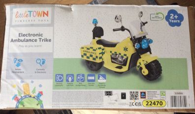Electronic Kids Trike Bicycle Brand New Unused.