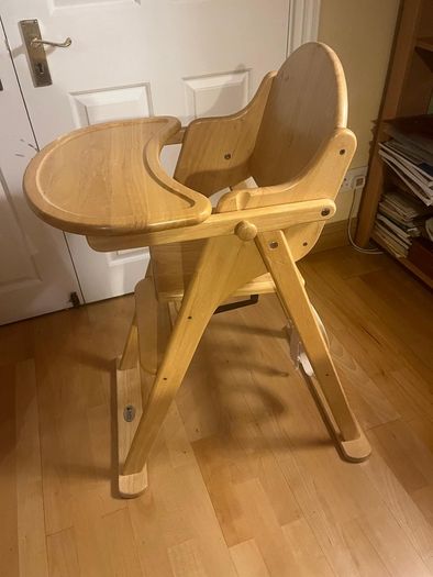 Wooden highchair