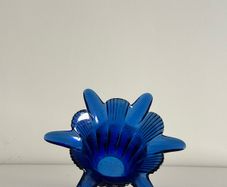 cobalt blue glass bowl