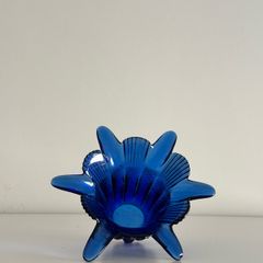 cobalt blue glass bowl