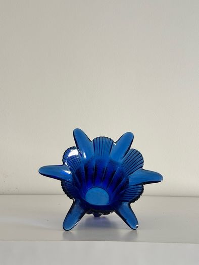 cobalt blue glass bowl