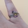 Vintage Tourmaline 925 Silver Rings Lot 4 Image 8