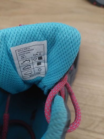 Trespass Kids Gullion II Mid Rise Waterproof Walking Boots/shoes
