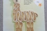 New - Quilling Pattern - A Lovely Alpaca - E