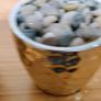 Matching vases with stone & oasis foam. Image 4