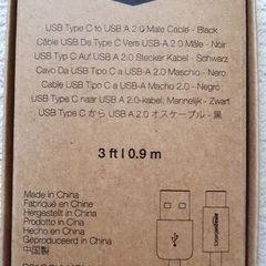 Amazon Basics USB Type-C to USB-A 2.0 Male Cable
