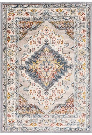 Vintage - Chic Area Rugs Living Room, Dining Room, Bedroom - Traditional , Oriental Boho Rug Style and Soft Medium Pile for Easy Care - Large 157x213 cm (FREE POSTAGE)