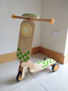 Wooden scooter