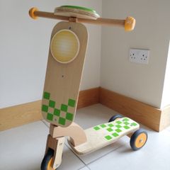 Wooden scooter