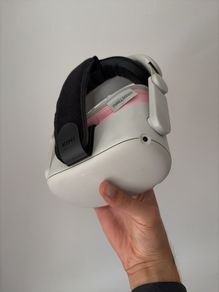 Meta quest 2 with custom strap, face interface