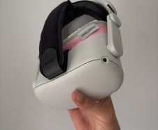 Meta quest 2 with custom strap, face interface