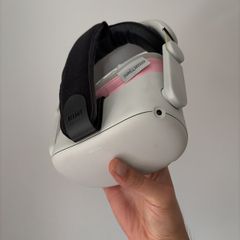 Meta quest 2 with custom strap, face interface