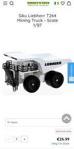 Siku Liebherr Mining Truck