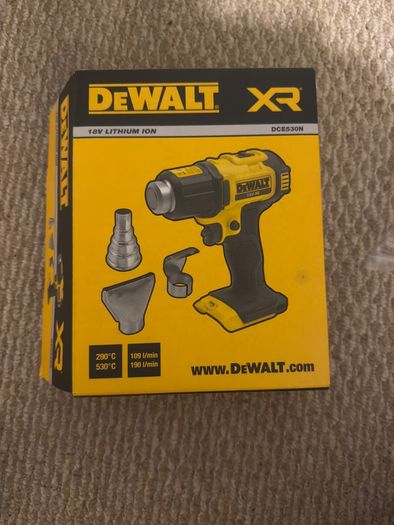 Brand New Dewalt Dce530n 18v Xr Cordless Heat Gun (boxed)