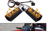12V USB Motorcycle Heating Handlebar Cover 3 Gears Heated Handgrips Electric Heated Handle Cover for Scooter ATV ADV Moped Parts