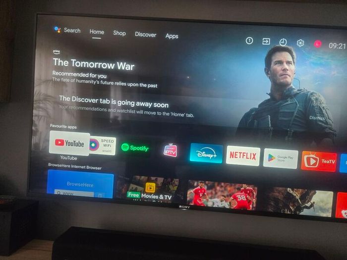 Sony android tv 4k 55"