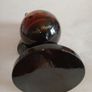 Vintage Lacquered Hand Decorated Globe Ashtray Image 5