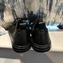 Black Primark Leather-Look Trainers / Sneakers - Size UK 6 / EUR 39 (Worn Once) Image 5