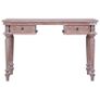 Desk 120x50x78 cm Solid Mahogany Wood Image 3