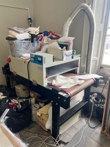 Conveyor Dryer with Ventilation Hose