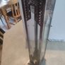 Indian Metal Work And Glass Tall Candle Holders Door Desk Office Shelf Image 6