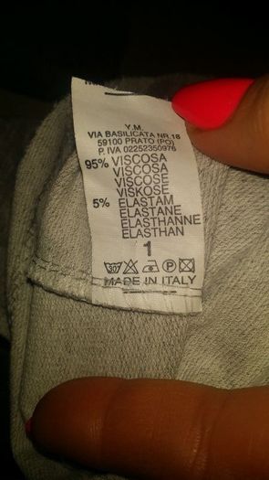 Italian grey jumper size UK10 EU38 Postage included