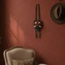 Antique Chinese Gold Couching Tiger Head Necklace  or Wall Art Image 3