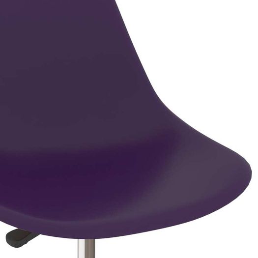 Swivel Dining Chairs 6 pcs Lila PP