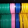 COAT HANGERS & 5 x TROUSER RACKS. Clothes Hangers  Jacket Top Trousers hangers. 6 colours. Image 10
