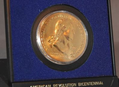 George Washington, Sons of Liberty, American Revolution Bicentennial Medal 1972