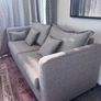 Grey 3-Seater Sofa & Matching Ottoman Image 6