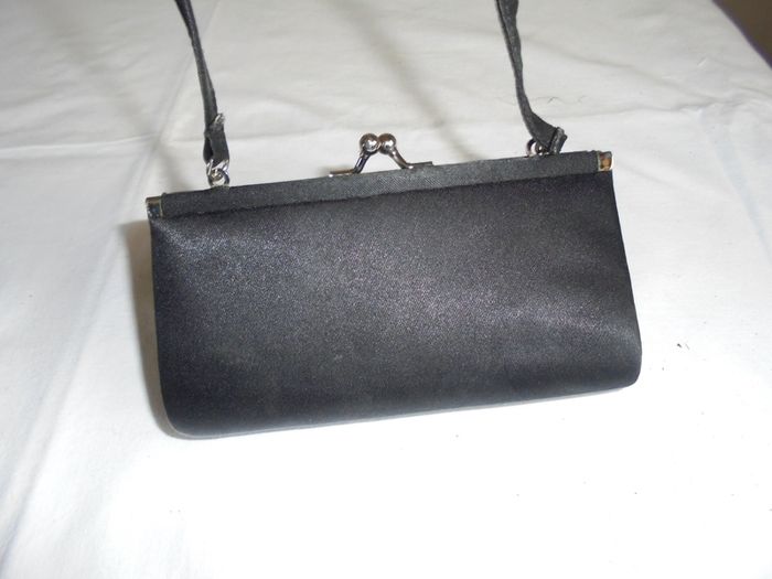 Black Satin Evening Purse for Sale