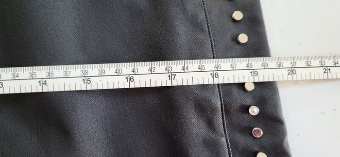BANNED APPAREL Alternative Black Waxed Jeggings with Silver Studded Seams - Sz L (Fit 14-16UK) - Bnwt Rrp 89